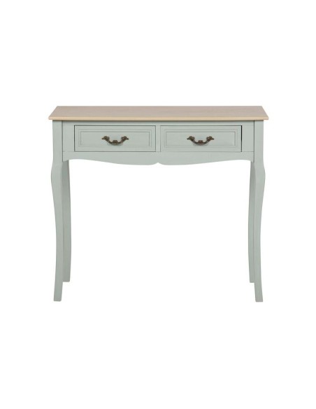 Recibidor 2 cajones gris y madera