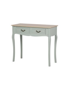 Recibidor 2 cajones gris y madera