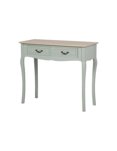 Recibidor 2 cajones gris y madera