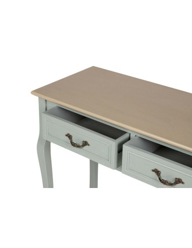 Recibidor 2 cajones gris y madera