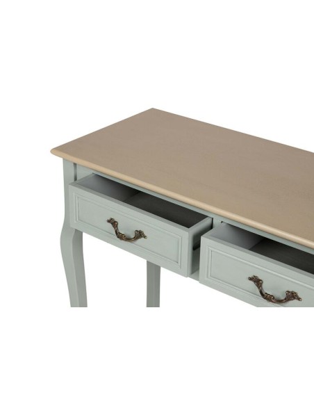 Recibidor 2 cajones gris y madera