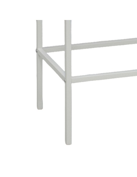 Mueble Recibidor blanco y madera