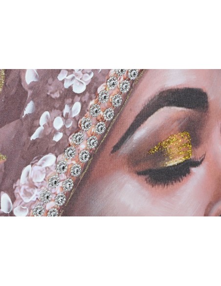 Cuadro lienzo mujer africana