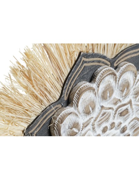 Decoración de pared fibra y metal