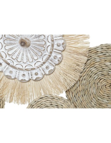 Decoración de pared fibra y metal