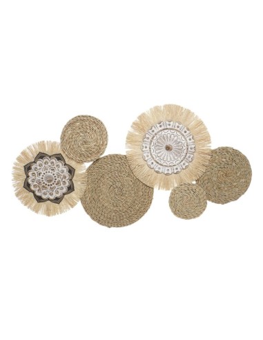 Decoración de pared fibra y metal