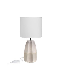 Lampara de sobremesa arena beige