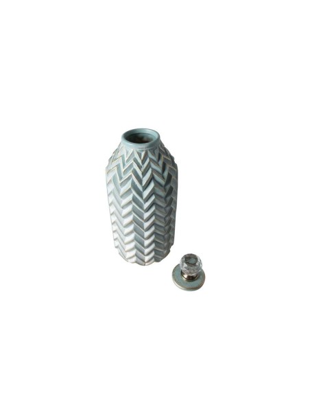 Jarrón tibor cerámica verde grande