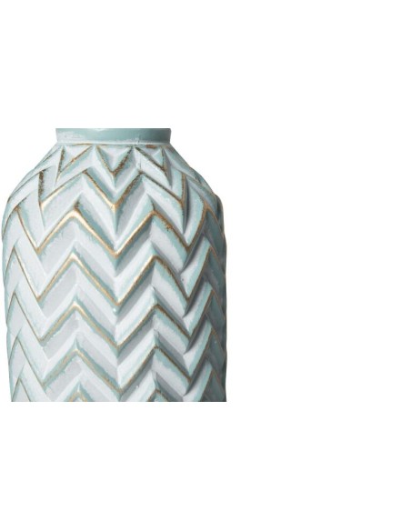 Jarrón tibor en verde mediano