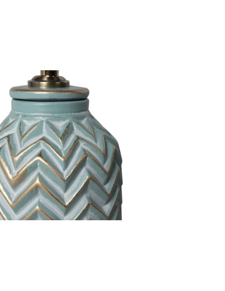 Jarrón tibor de cerámica en verde pequeño