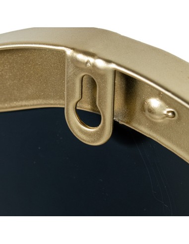 Espejo pared metal dorado