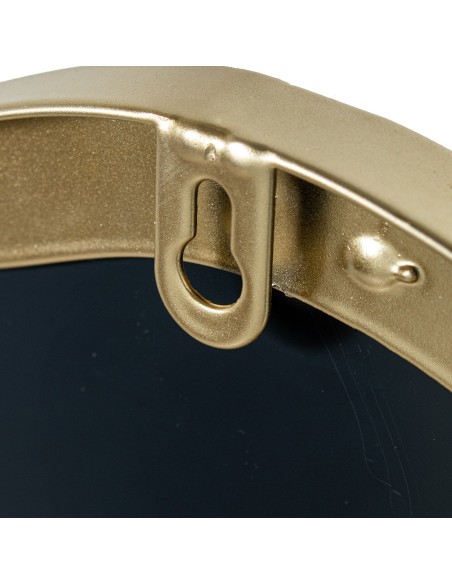 Espejo pared metal dorado