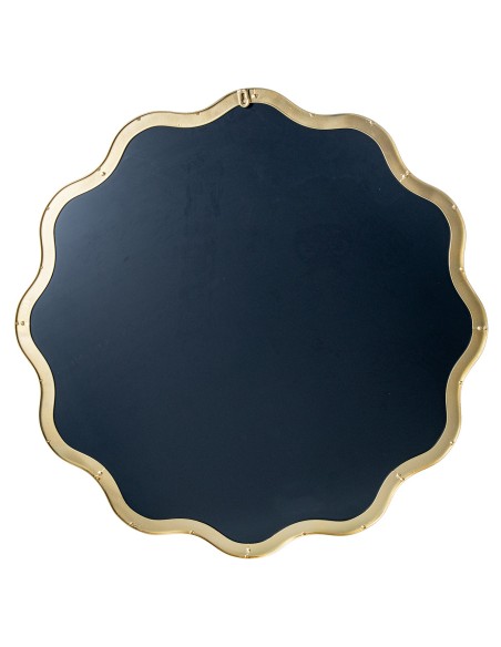 Espejo pared metal dorado