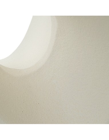 Jarrón Cerámica Agujero 36 cm Color Crema