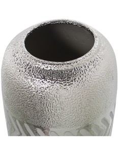 Jarrón Cerámica Plateado 30 cm 2