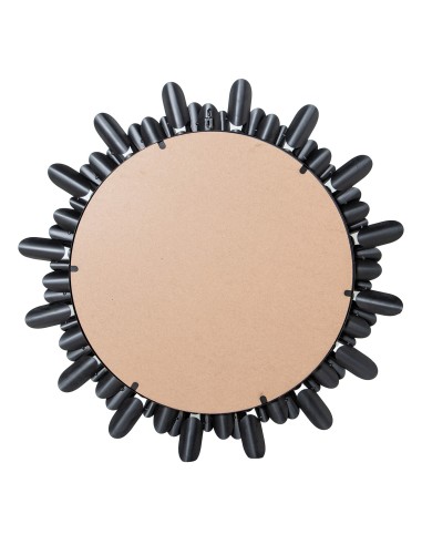 Espejo Redondo Metal 82 cm Negro