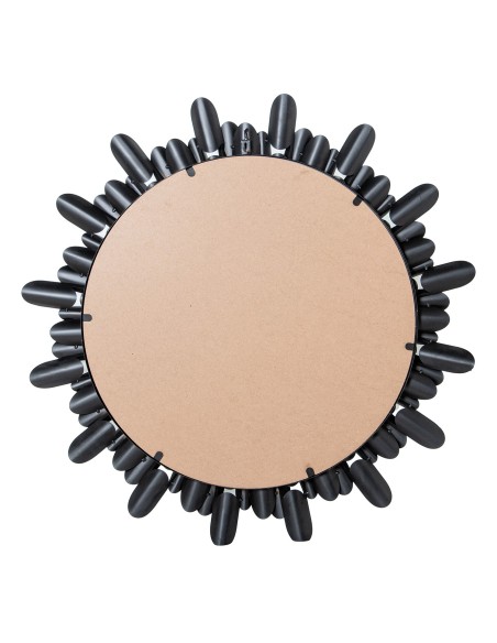 Espejo Redondo Metal 82 cm Negro