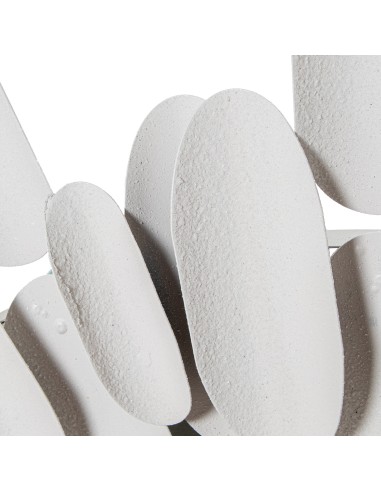 Espejo Redondo Metal 82 cm Blanco