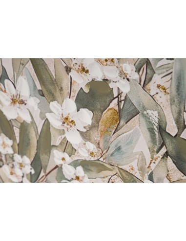 Cuadro Lienzo Jarrón con Marco Marrón