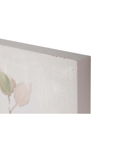 Cuadro Lienzo Jarrón con Marco Marrón