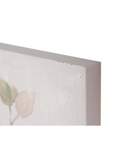 Cuadro Lienzo Jarrón con Marco Marrón