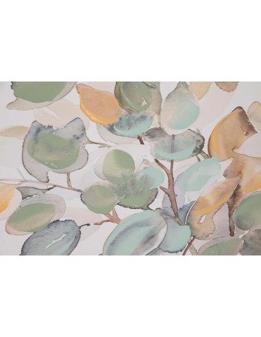 Cuadro Lienzo Jarrón con Marco Marrón