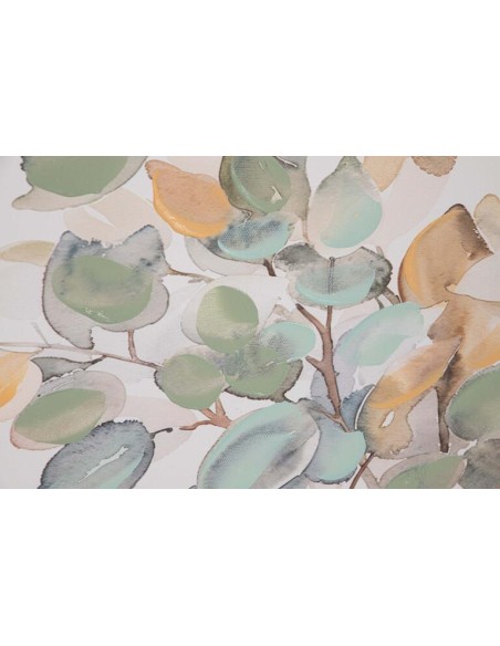 Cuadro Lienzo Jarrón con Marco Marrón