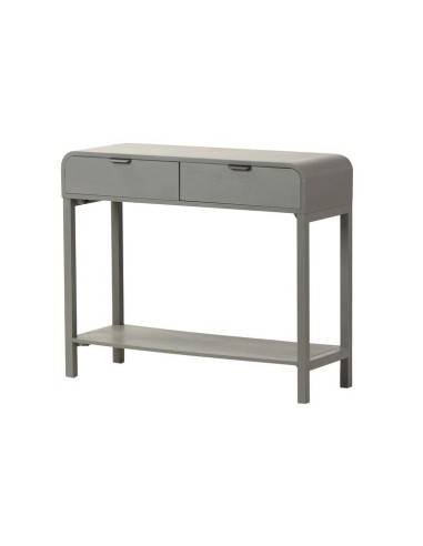 Consola Madera Pino Gris Negro