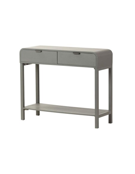 Consola Madera Pino Gris Negro