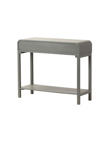 Consola Madera Pino Gris/Negro