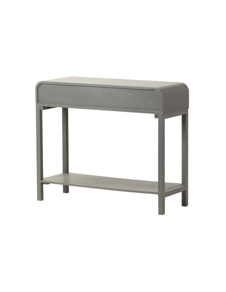 Consola Madera Pino Gris/Negro