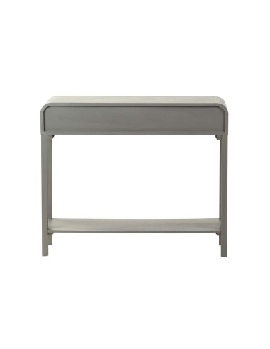 Consola Madera Pino Gris/Negro