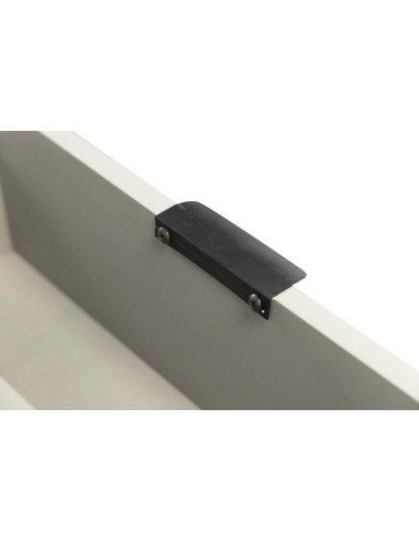 Consola Madera Pino Gris/Negro