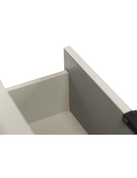 Consola Madera Pino Gris/Negro