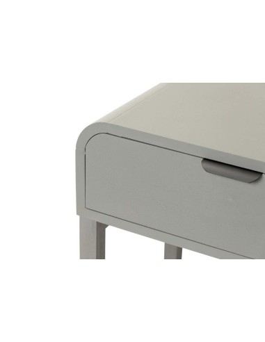 Consola Madera Pino Gris/Negro