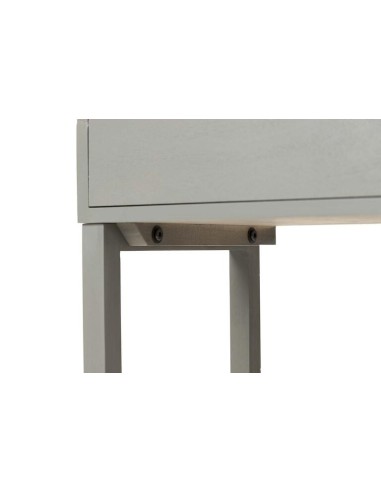 Consola Madera Pino Gris/Negro