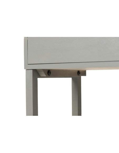 Consola Madera Pino Gris/Negro