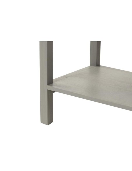 Consola Madera Pino Gris/Negro