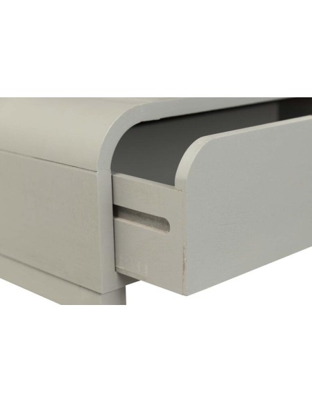 Consola Madera Pino Gris/Negro