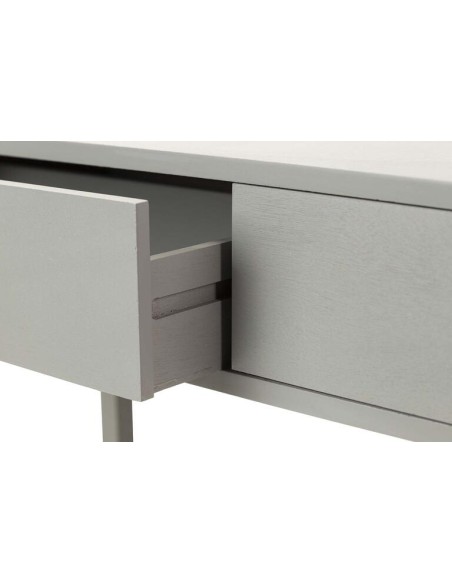 Consola Madera Pino Gris/Negro