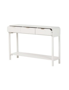 Consola Madera Pino Blanco/Dorado 2