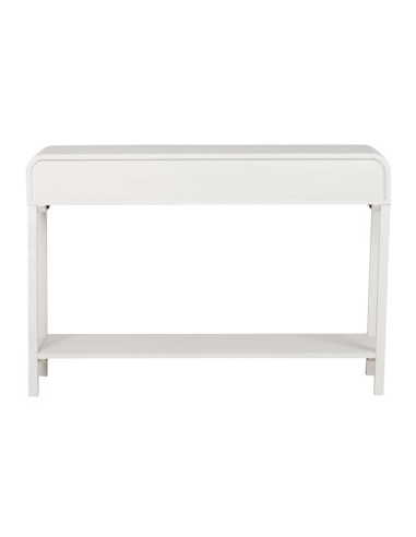 Consola Madera Pino Blanco/Dorado