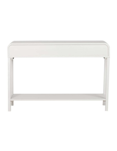 Consola Madera Pino Blanco/Dorado