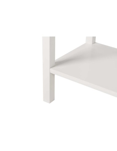 Consola Madera Pino Blanco/Dorado