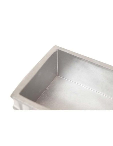 Caja Resina Plateada y Blanca