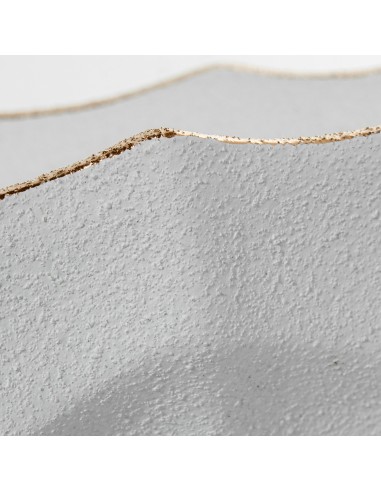 Centro de Cerámica Color Blanco Arena con...