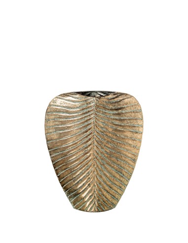 Jarrón Metal Dorado Pequeño