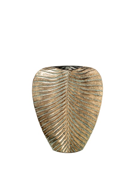 Jarrón Metal Dorado Pequeño