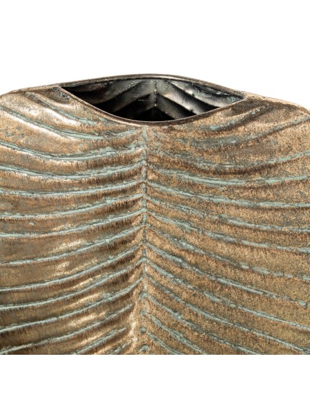 Jarrón Metal Dorado Pequeño