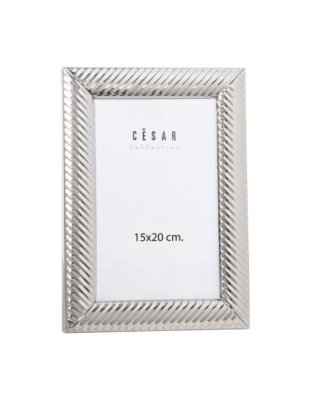 Portafoto Metal plata 15 cm x 20 cm